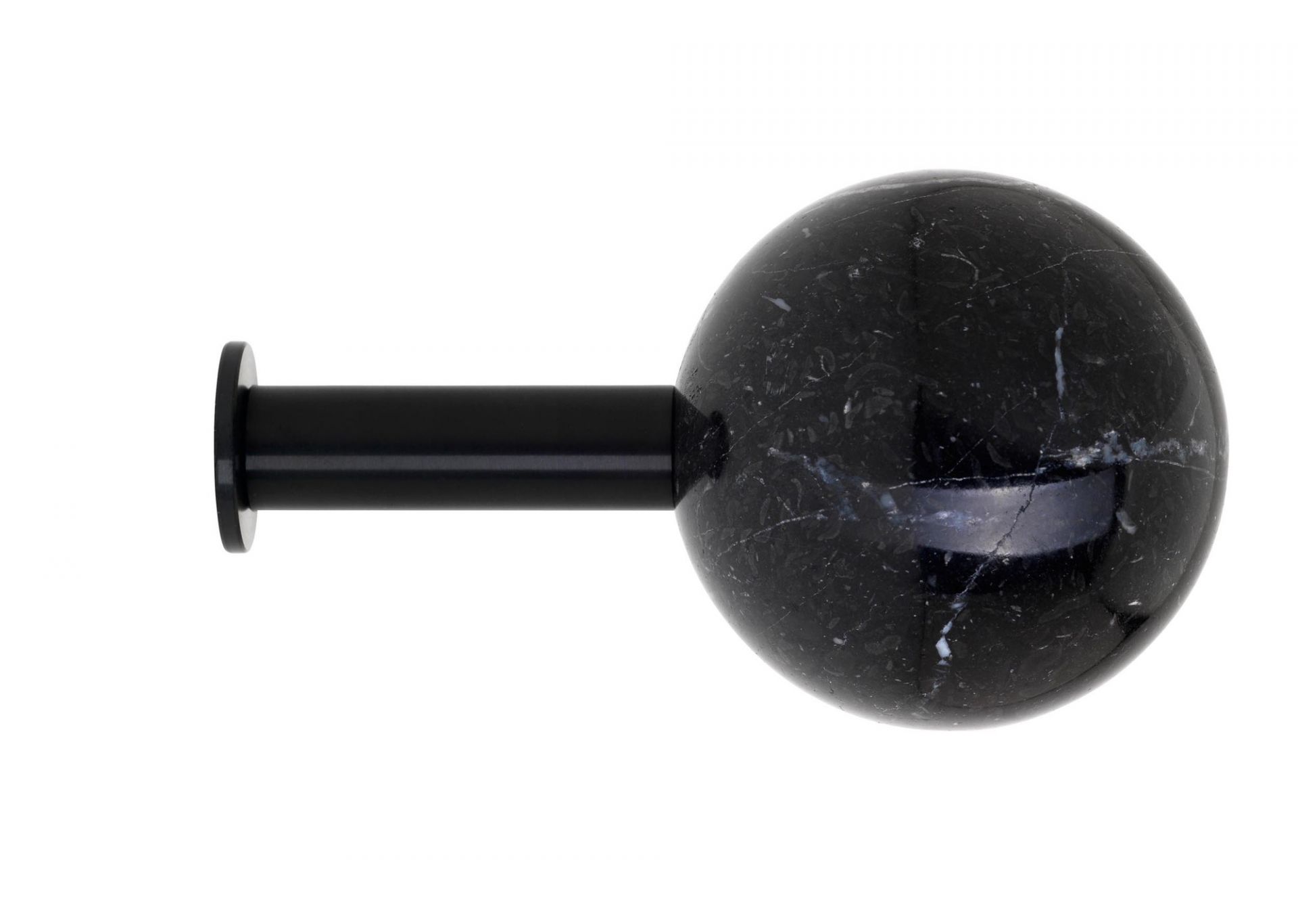 Dots Stone Wandhaken schwarz Schönbuch