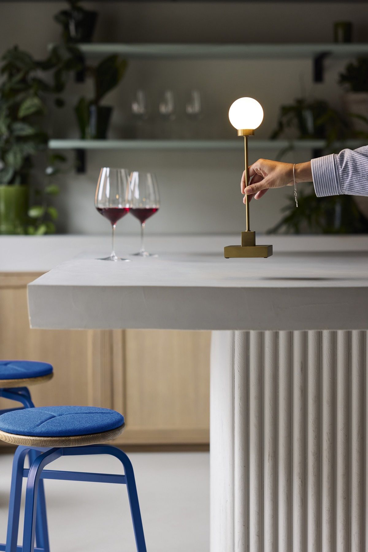 Snowball Portable Table lamp Tischleuchte / Akkuleuchte Northern