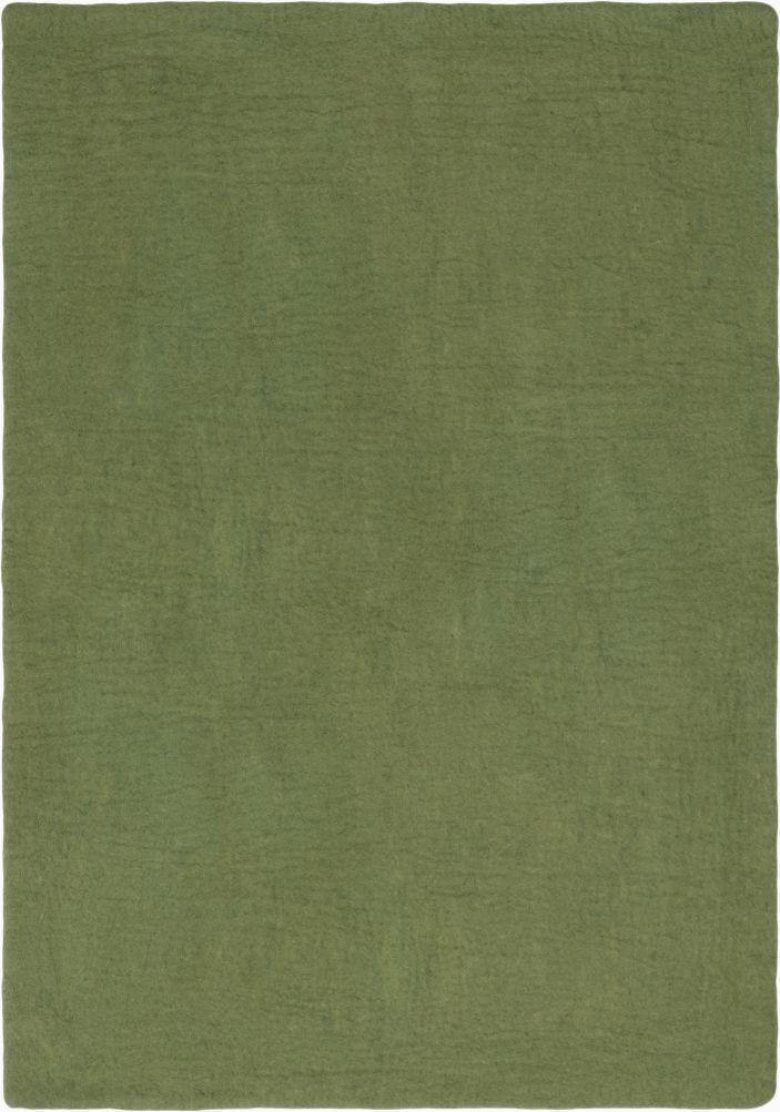 Mono Rechteckig Filzteppich 160 x 230 cm myfelt Kaspar (grün)