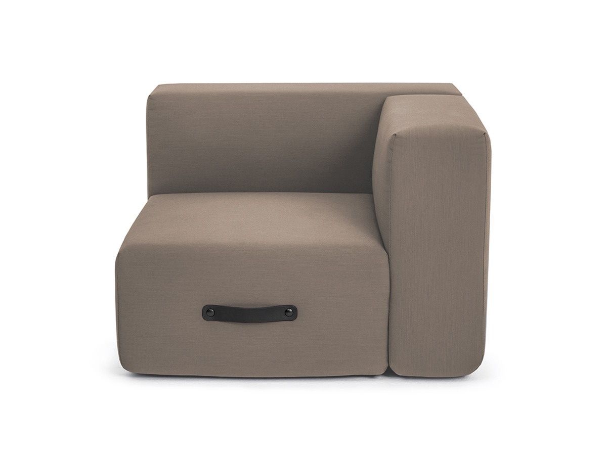 Miamia Outdoor Sofa Eckmodul Rechts Taupe Conmoto