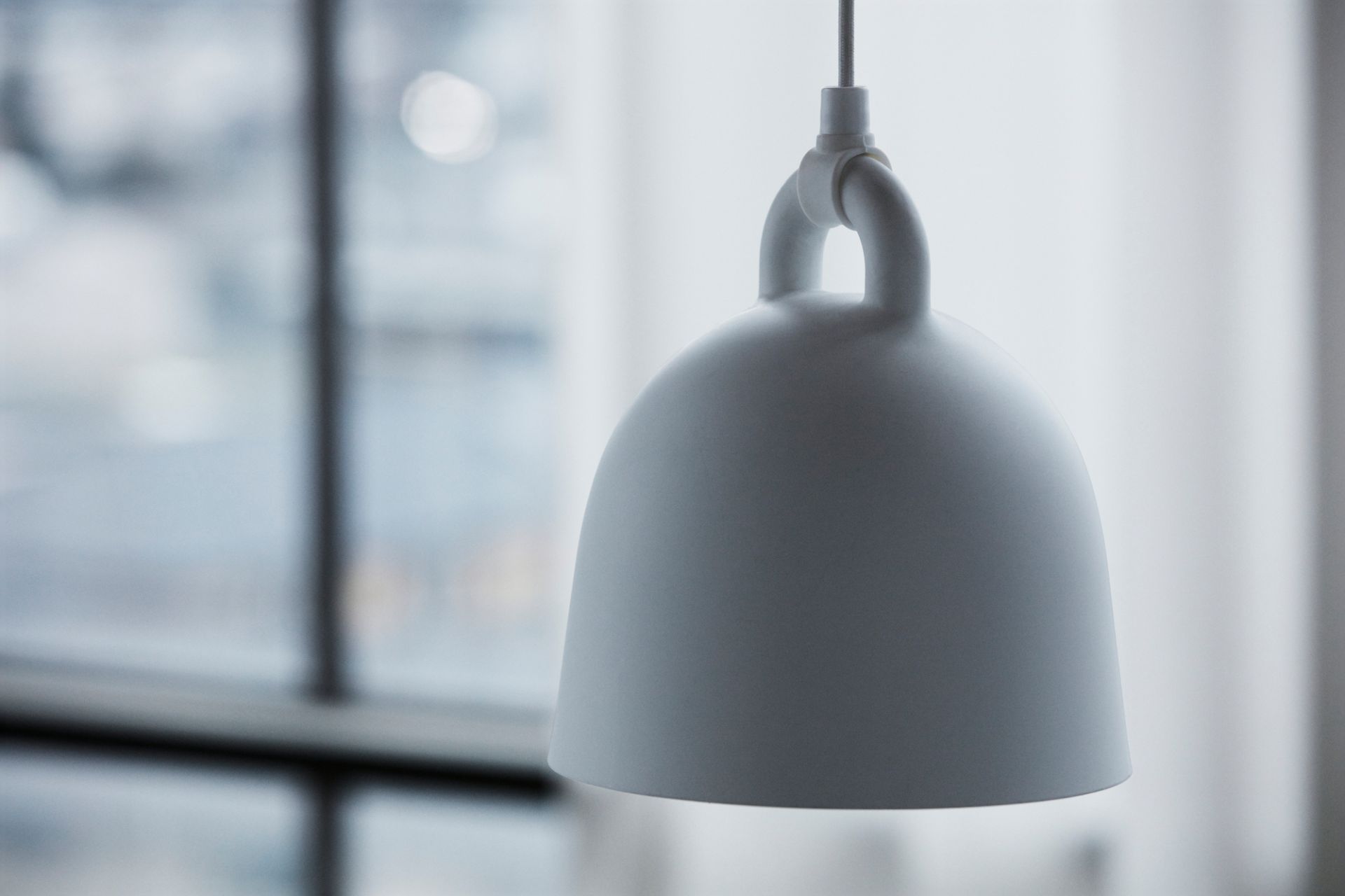 Bell Lamp Hängeleuchte Normann Copenhagen Grau Ø 22 cm