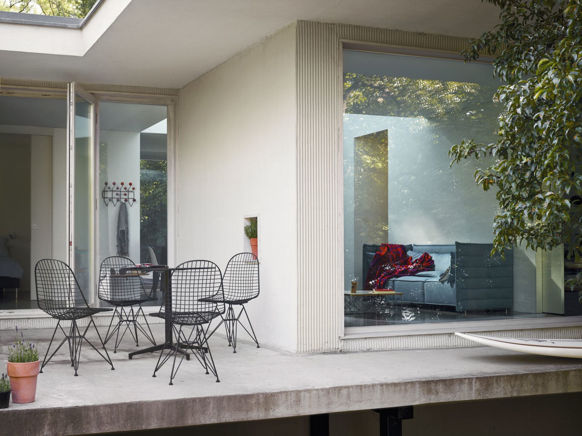 DKX Wire Chair Stuhl ungepolstert Vitra