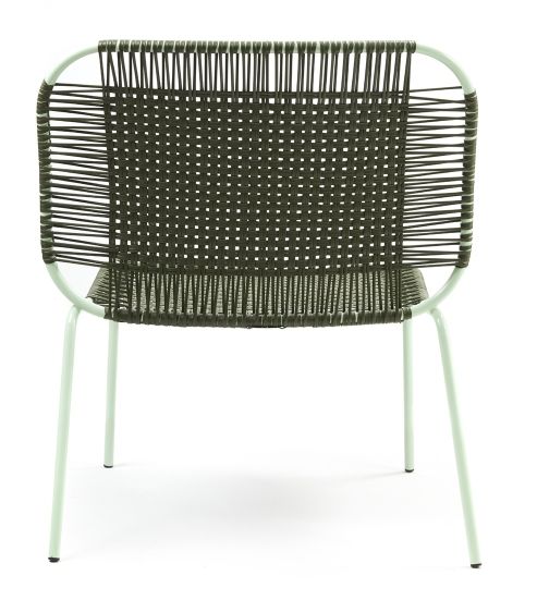 Cielo Lounge Chair low Lounge Stuhl niedrig Outdoor ames Olive grün - Pastell grün