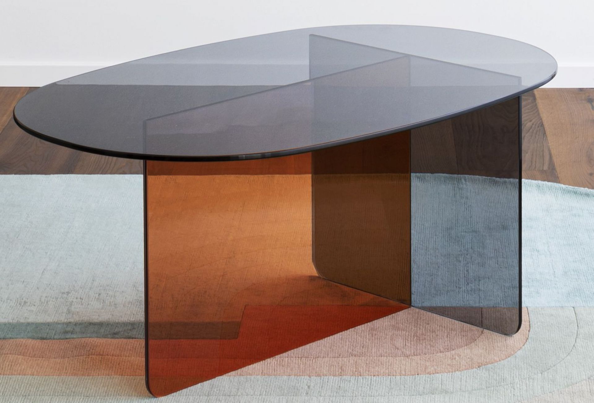 Chap Couchtisch / Beistelltisch Glas B 90 cm Miniforms