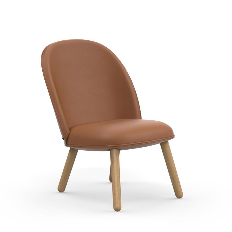 Ace Lounge Sessel Eiche Normann Copenhagen Ultra Leather