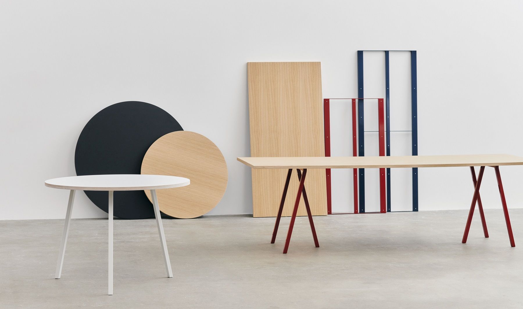 Loop Stand Table Round Tisch / Esstisch Ø105 Hay 