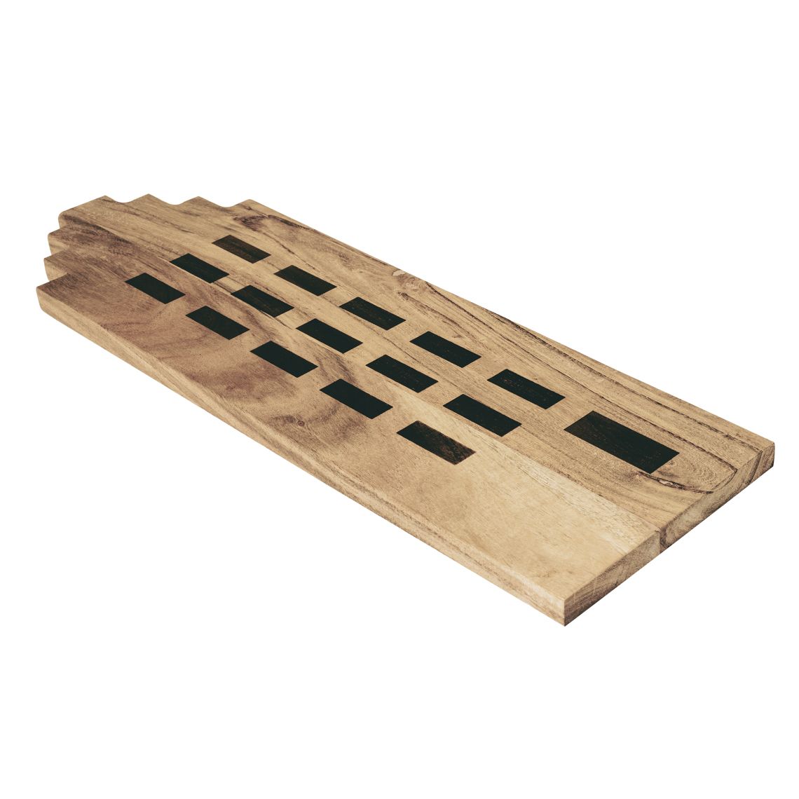 Giebelhaus Schneidebrett Räder 