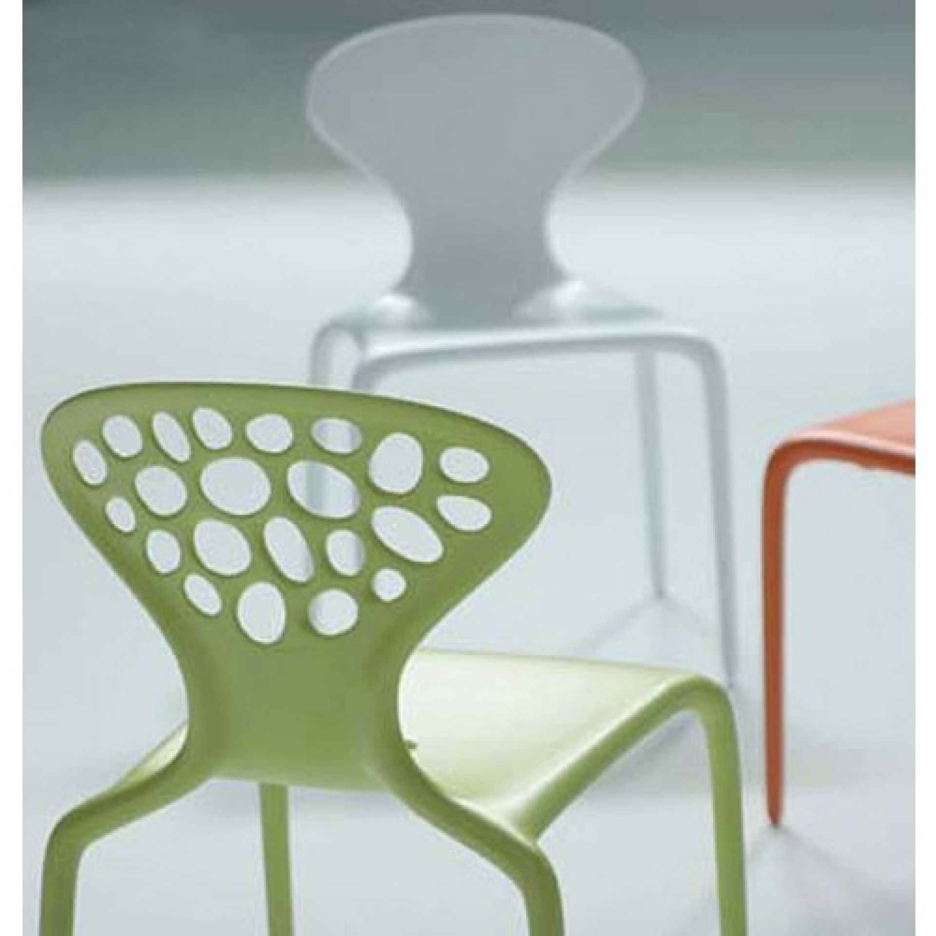 Stuhl Supernatural Sedia mit Löcher 4-er Set Moroso