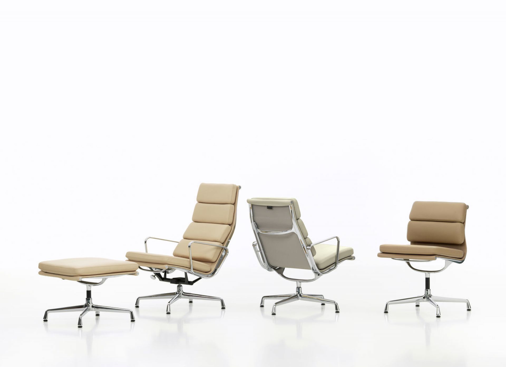 Soft Pad Chair EA223 / EA 223 Hocker Vitra