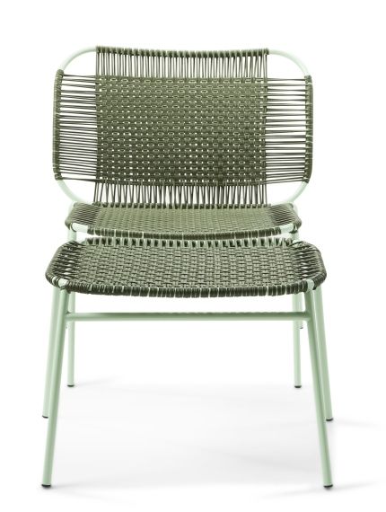 Cielo Footstool Fußhocker Outdoor ames Olive grün - Pastell grün