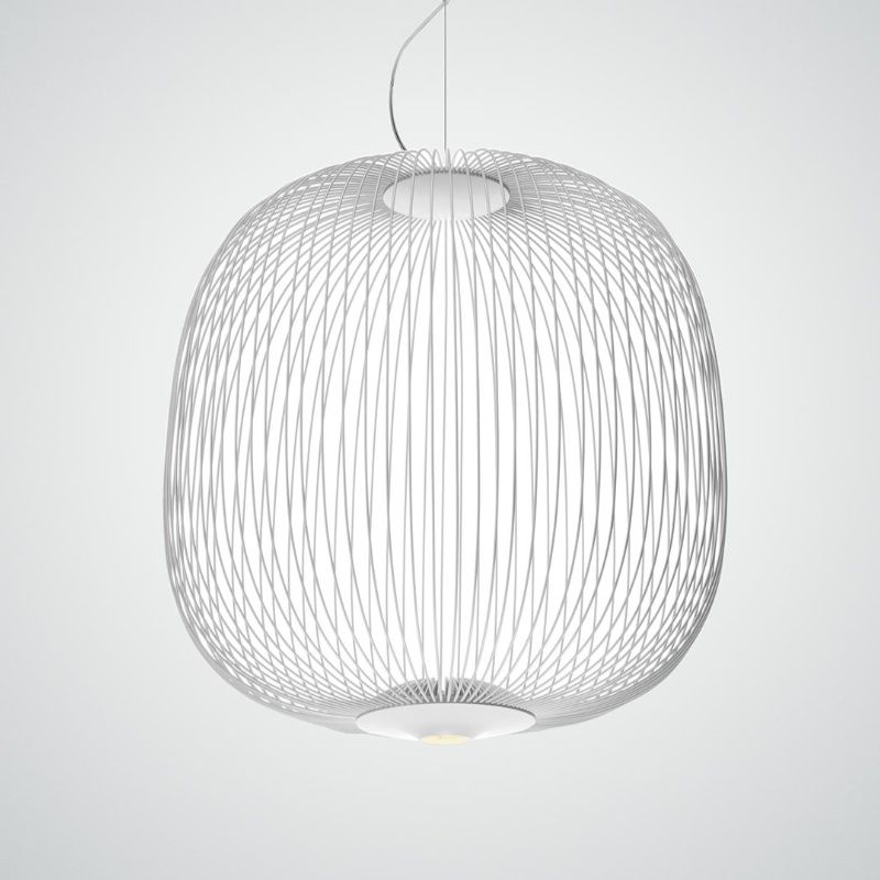 Spokes 2 piccola Pendelleuchte weiß Foscarini