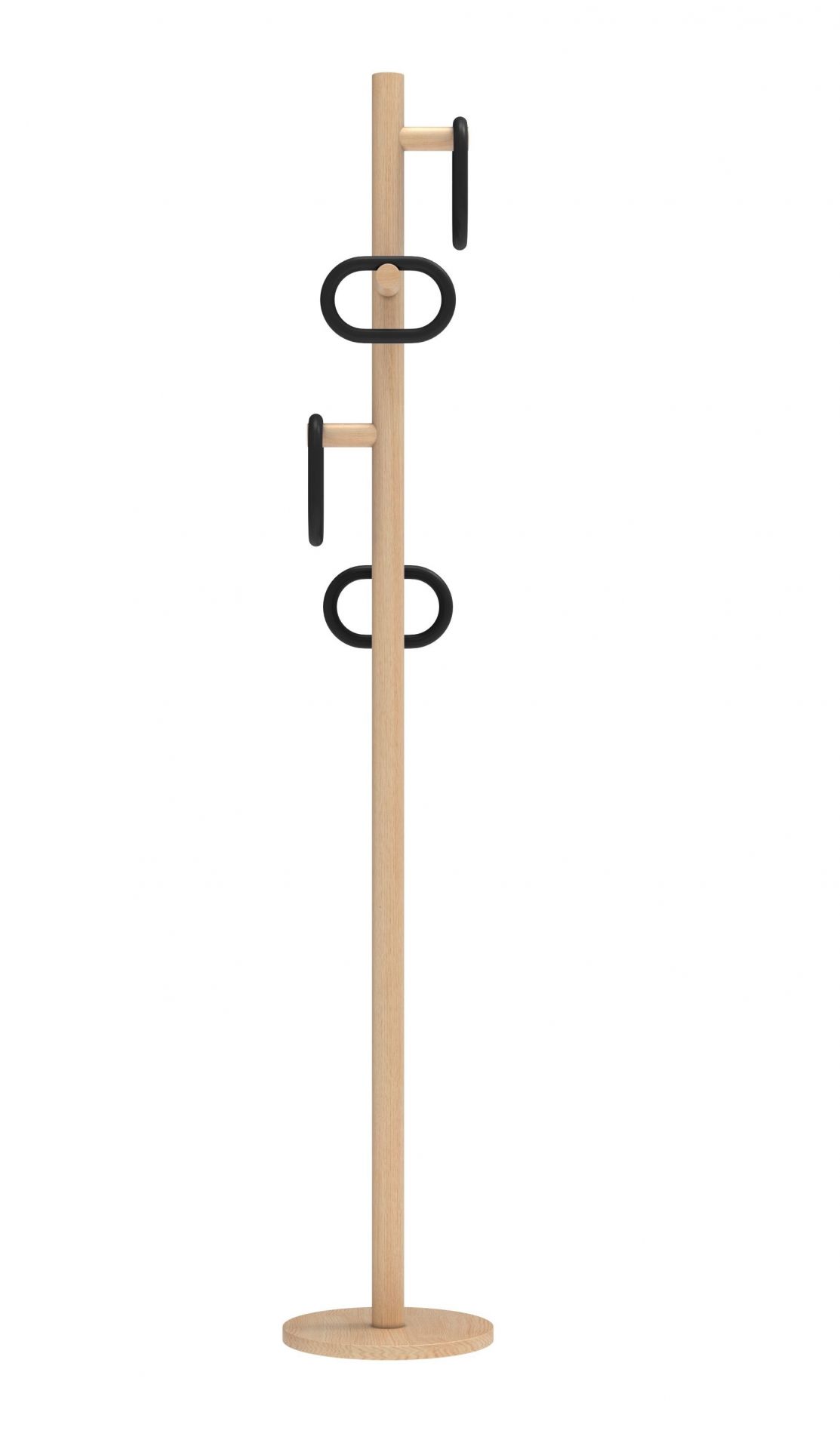 Fernand Coat Stand Kleiderständer Hartô Eiche / Schwarz