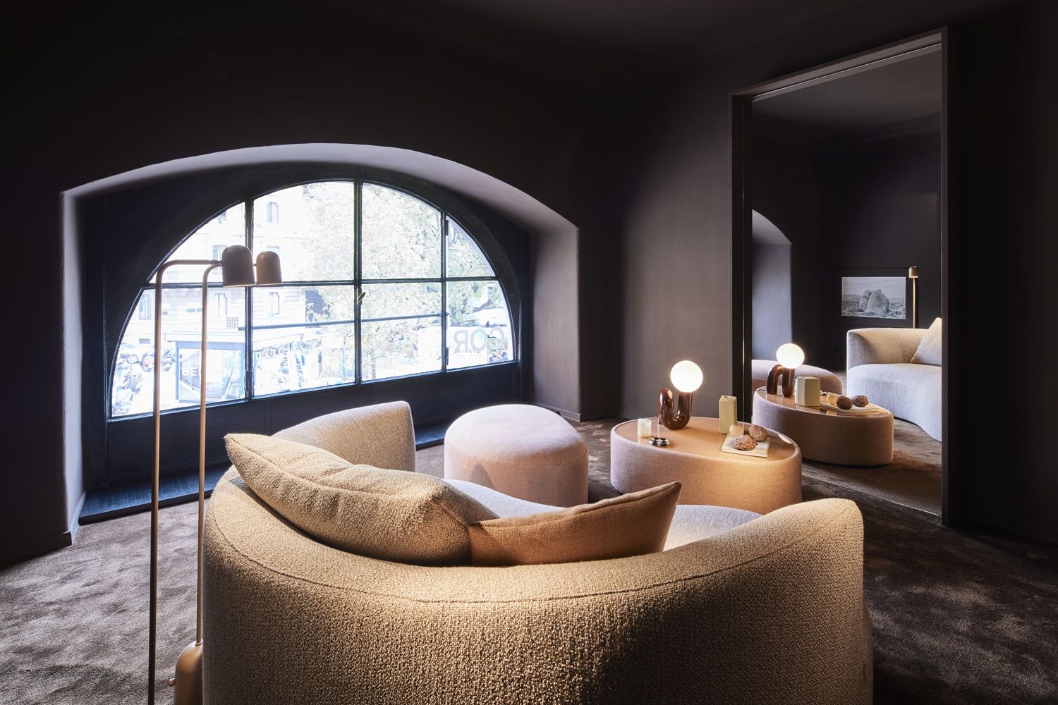 Siwa Sofa klein mit Liege Cor