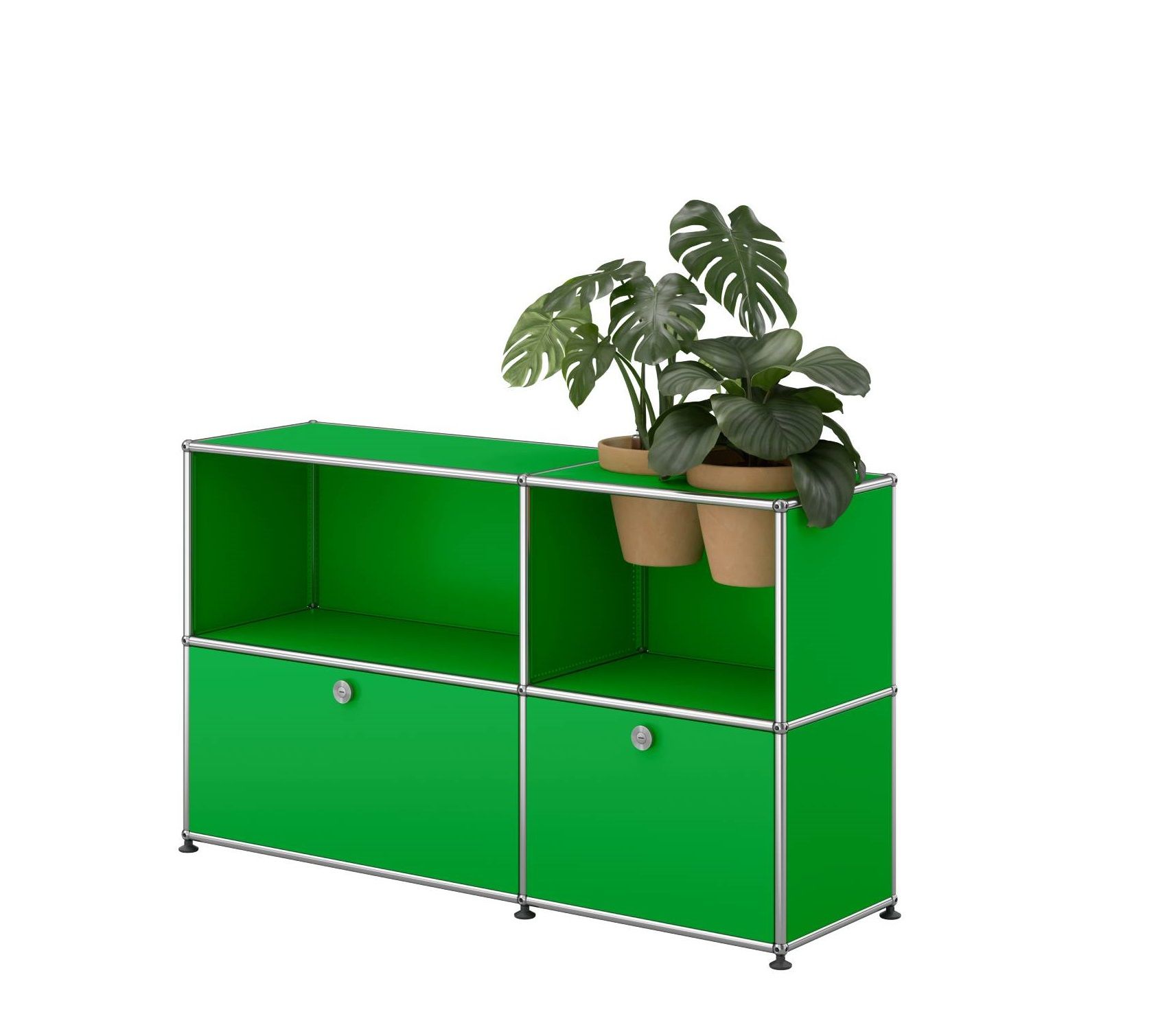 USM Haller Sideboard mit Klapptüren und Pflanzeneinsatz - QUICK SHIP