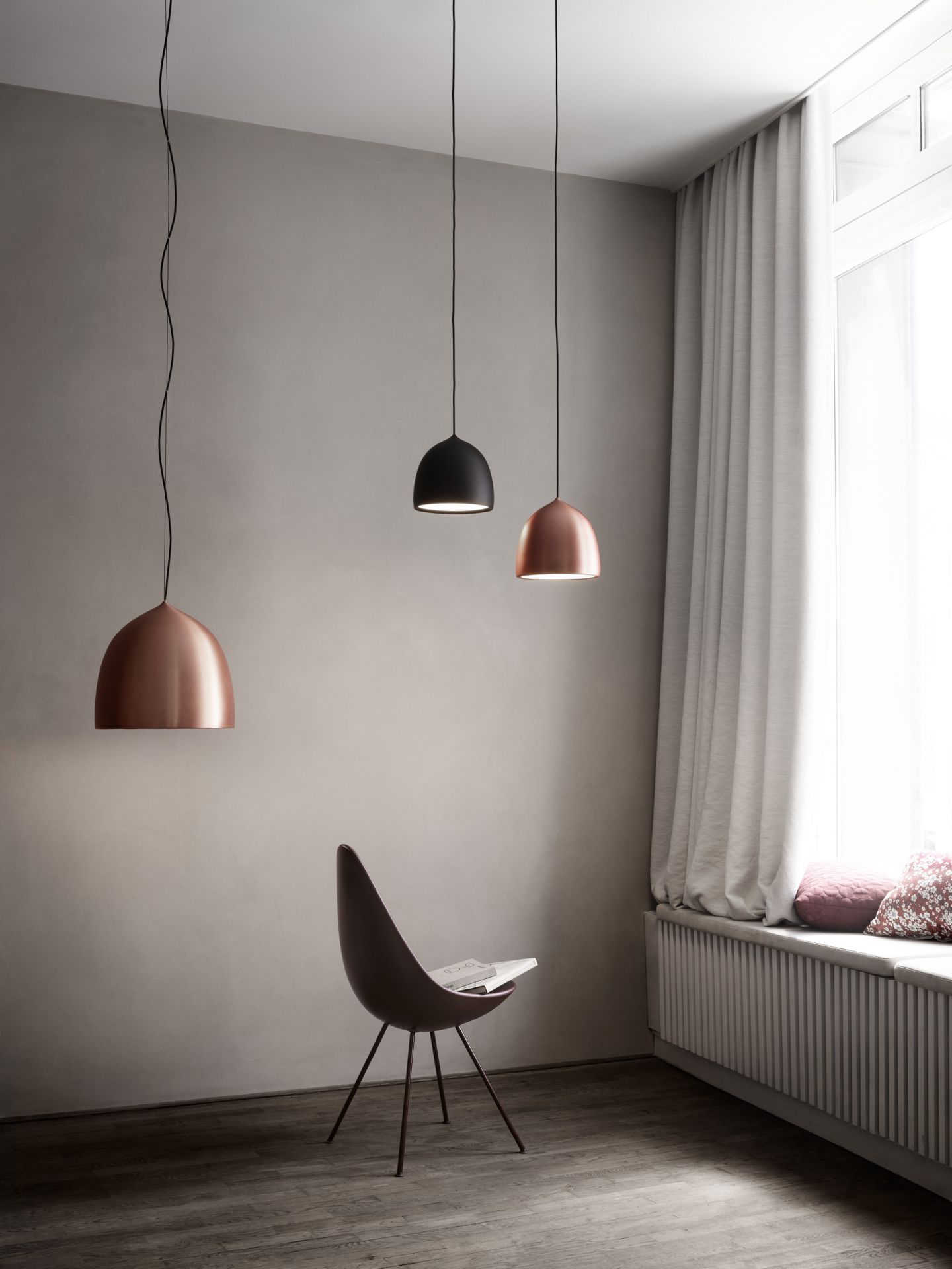 Suspence P1 Pendelleuchte Fritz Hansen Weiß