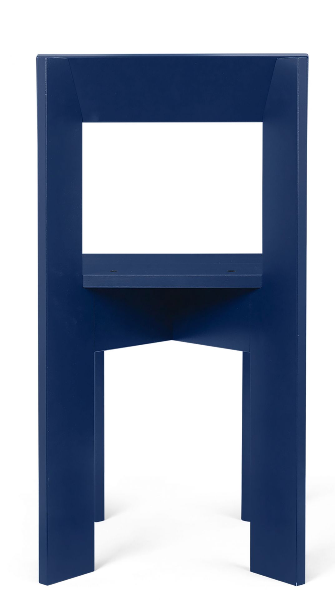 Ark Dining Chair Stuhl Ferm Living Buche blau lackiert Ark Dining Chair Stuhl Ferm Living Buche blau lackiert