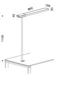 SLICE² Tischleuchte Furniture glanzverchromt Serien Lighting