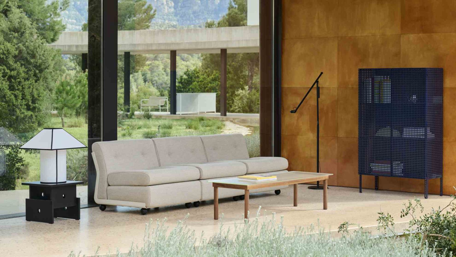 Wood Box Coffee Table Couchtisch Hay Eiche schwarz wasserbasierter lack