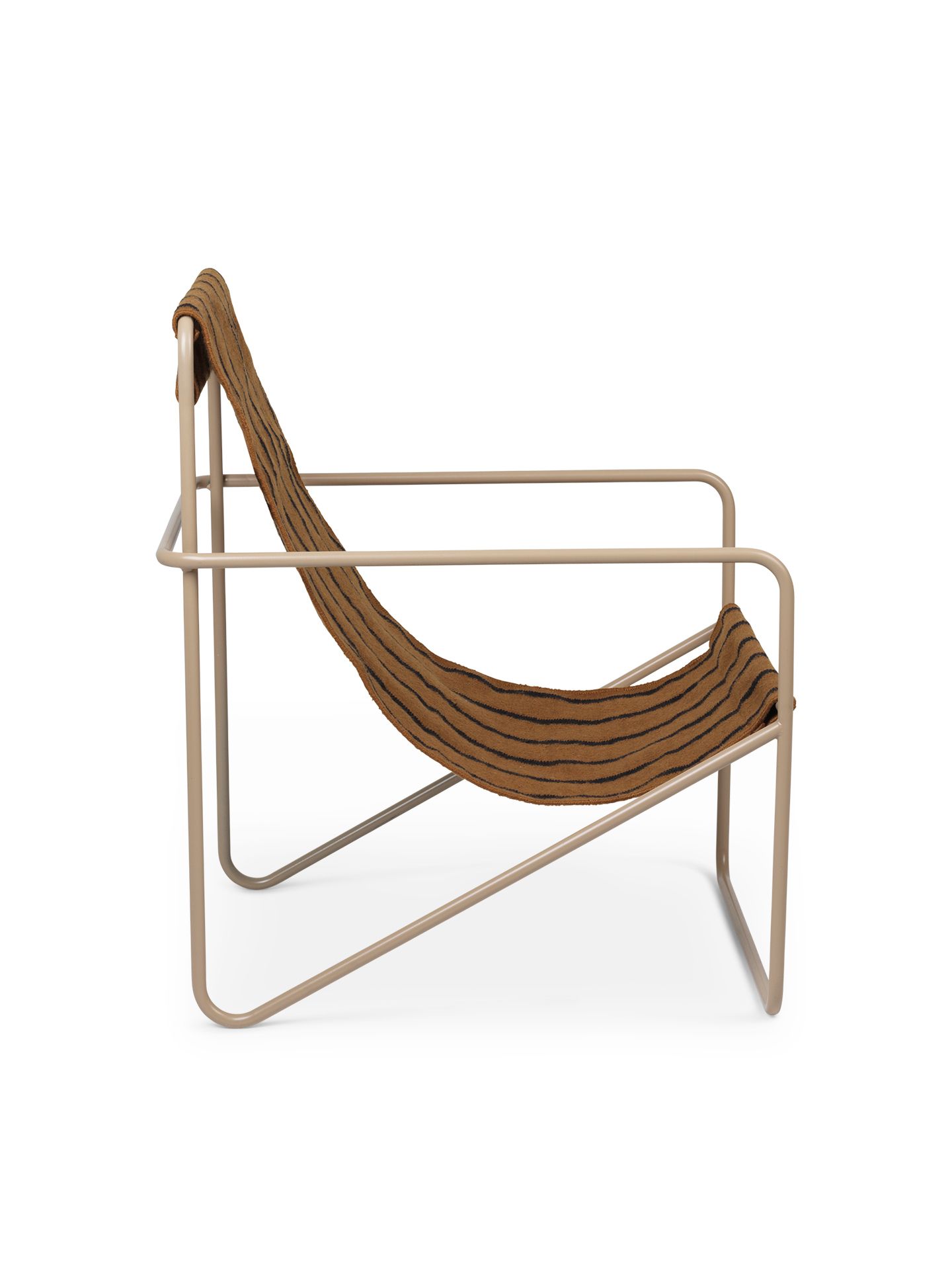 Desert Chair Loungesessel Kaschmir / Stripe Ferm Living