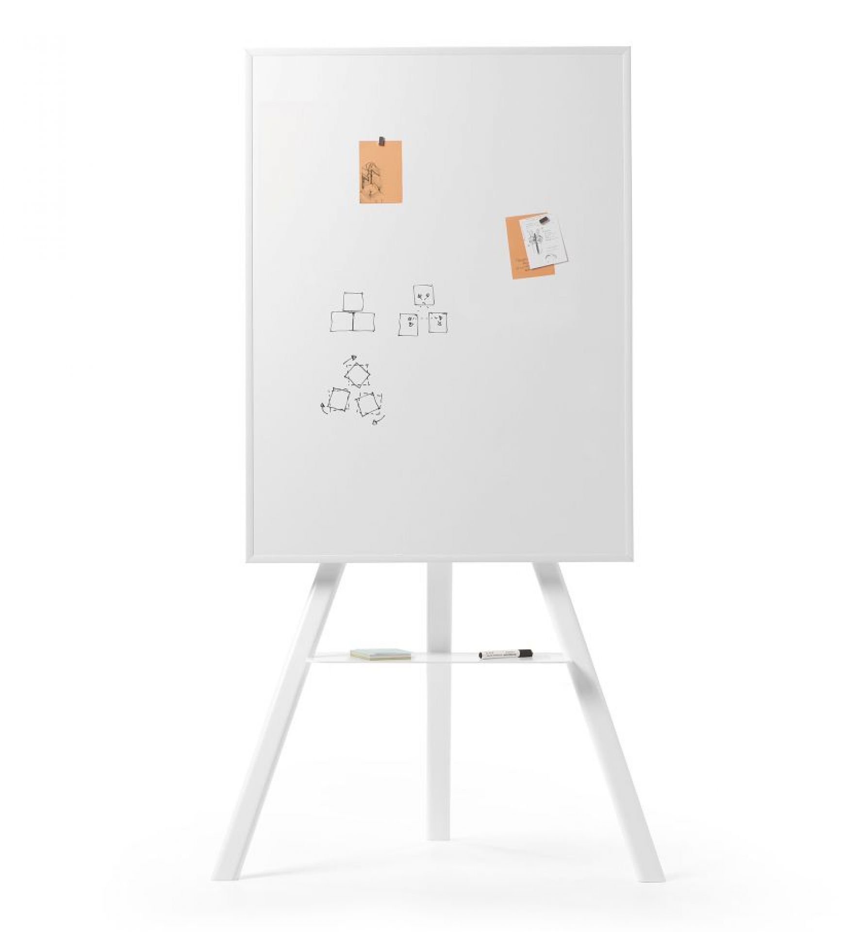 Cartesio Whiteboard für Multimediaständer Opinion Ciatti