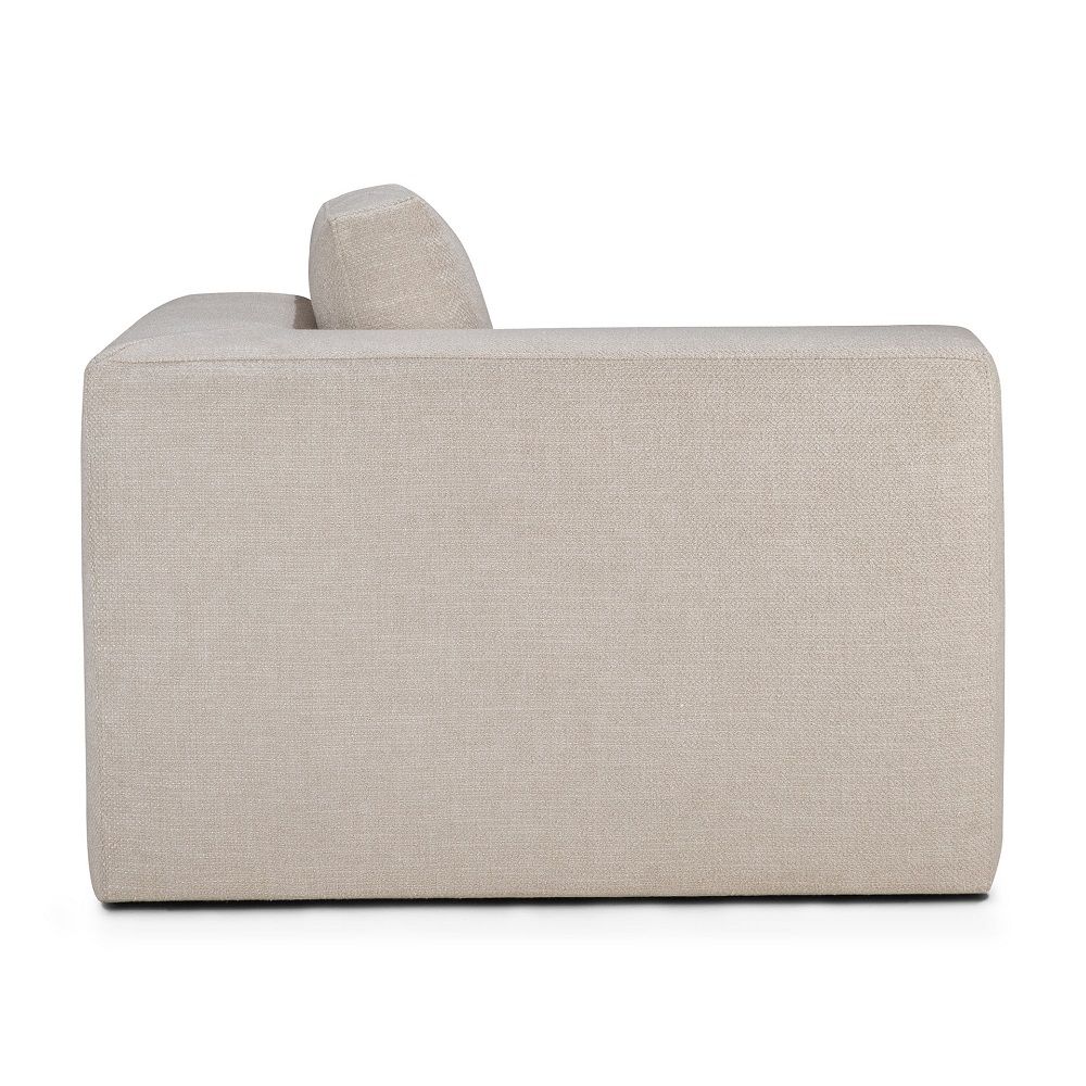 Mellow Sofa linke/rechte Armlehne Ivory Stoff Ethnicraft