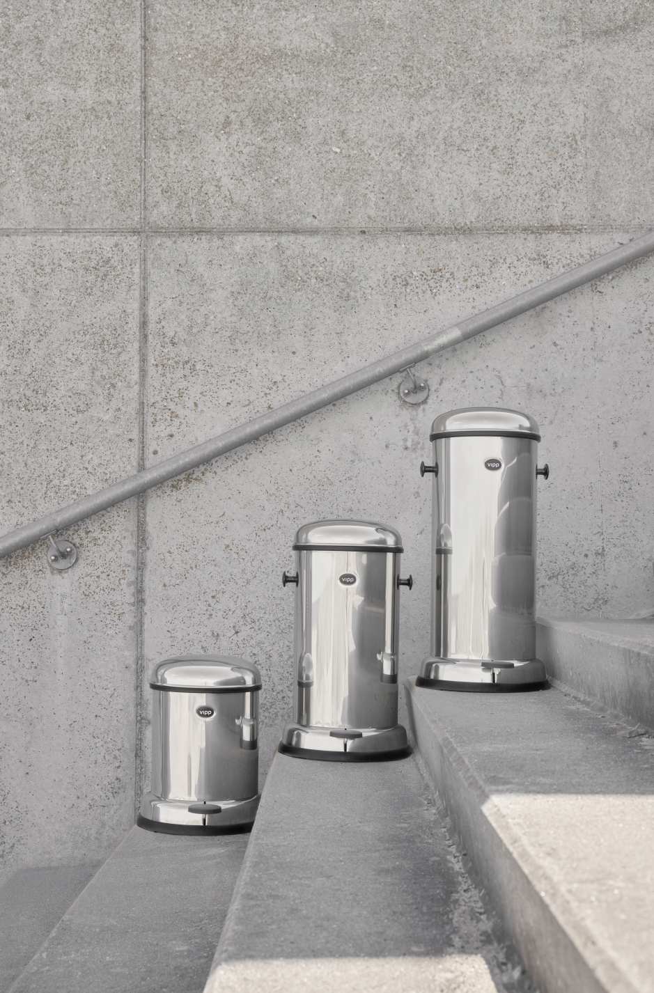 Bin Treteimer 14L Edelstahl Vipp  