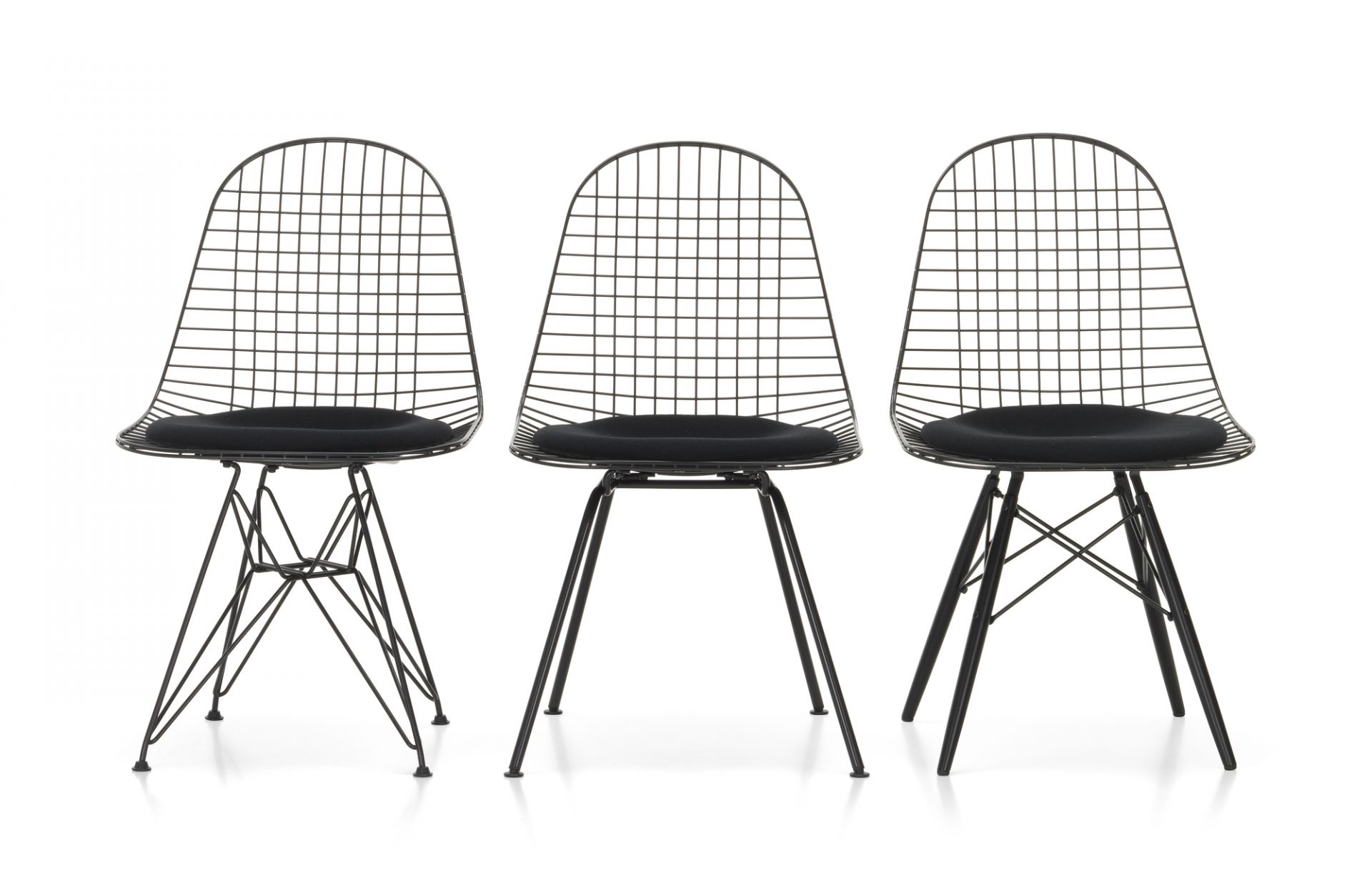 DKX-5 Wire Chair Stuhl mit Sitzkissen Vitra
