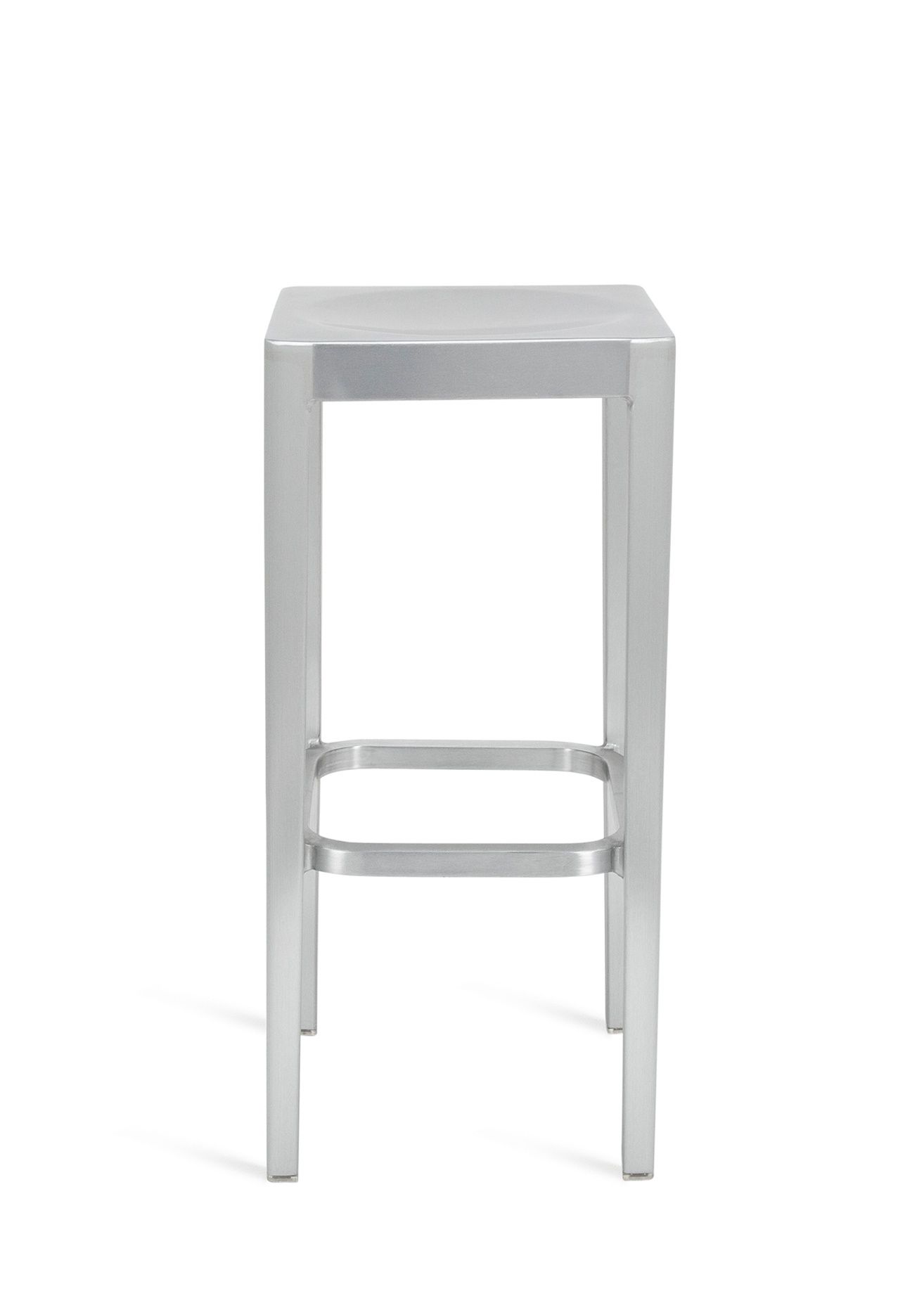 Emeco Barstool Barhocker Aluminium gebürstet Emeco