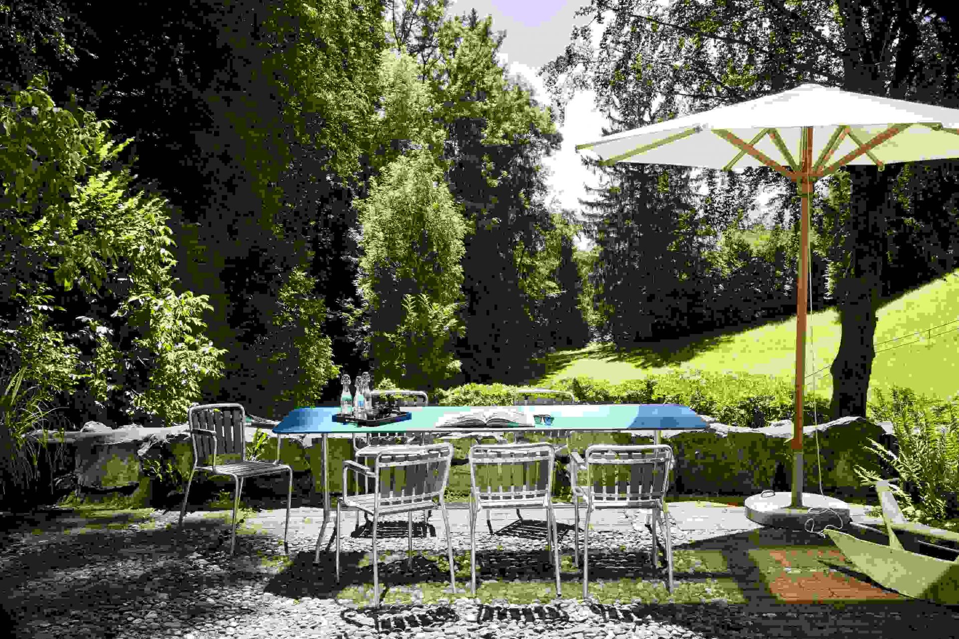 Haefeli Esstisch Outdoor B 160 x T 80 x H 74 cm Embru   