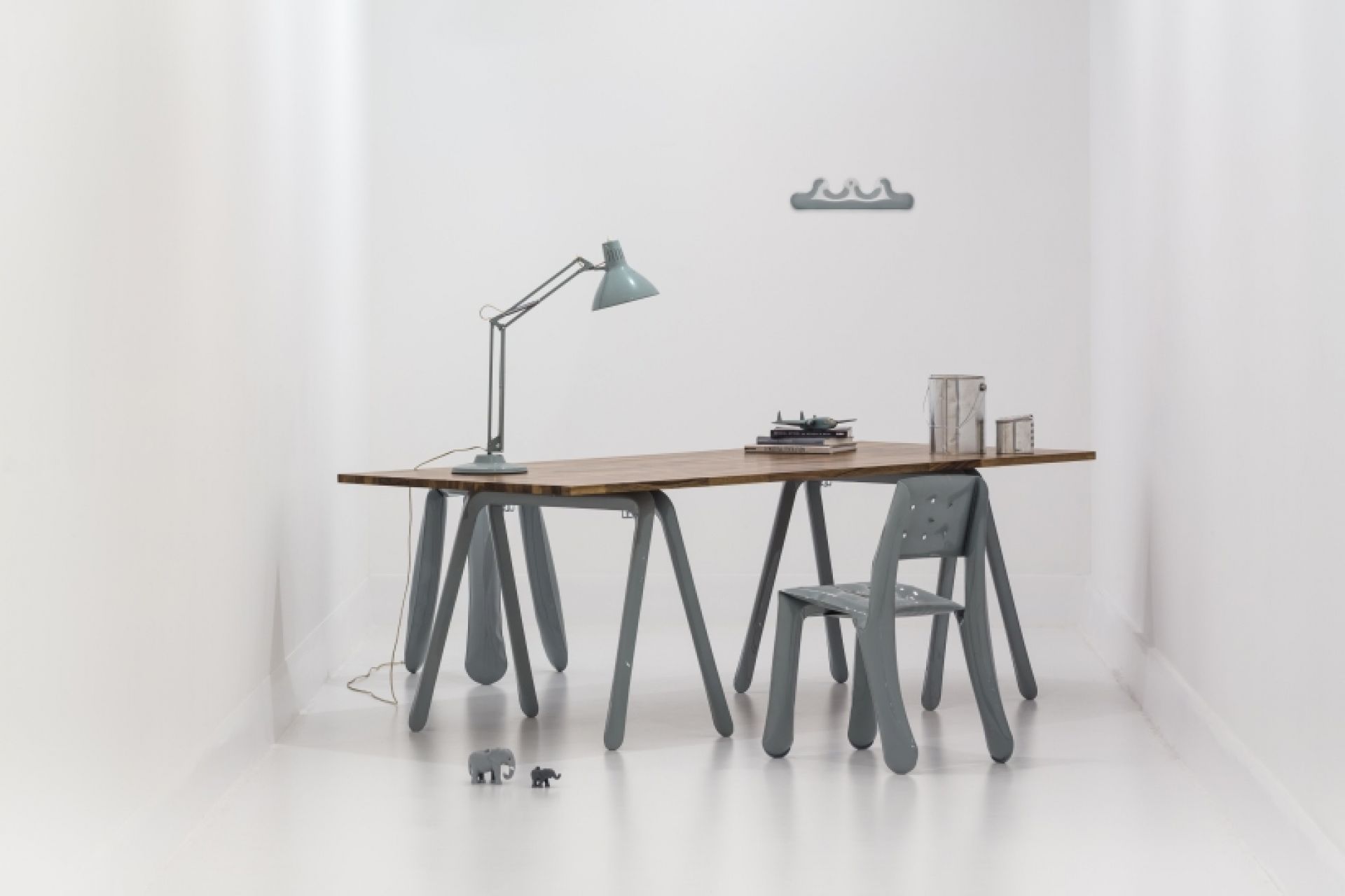 Kamm Garderobe 50 cm Gelb Zieta EINZELSTÜCK