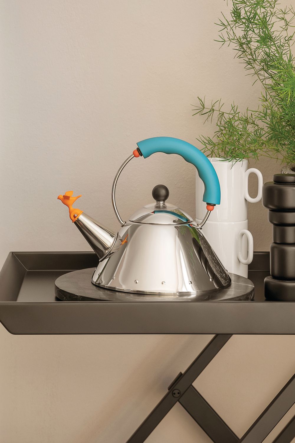 9093/1 LAZ Wasserkessel Blau Alessi EINZELSTÜCK