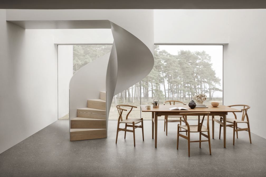 Dining Set 2 CH327 B 248 cm + 6x CH24 Chair Teak Carl Hansen & Søn 