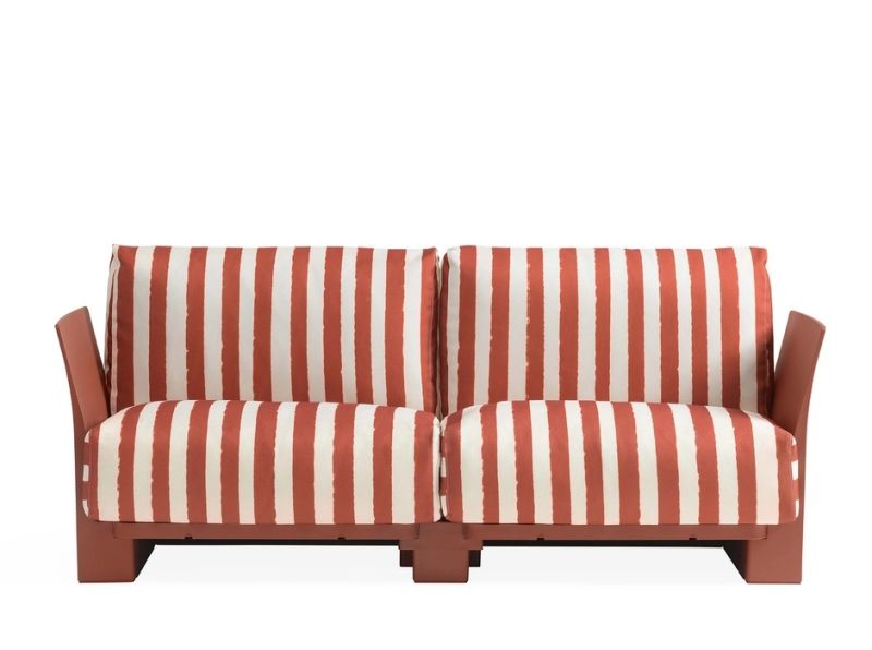 Pop Outdoor Monoblock Sofa 2-Sitzer Kartell