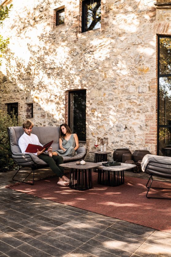 BC 09 Basket Outdoor Couch-/ Beistelltisch Janua