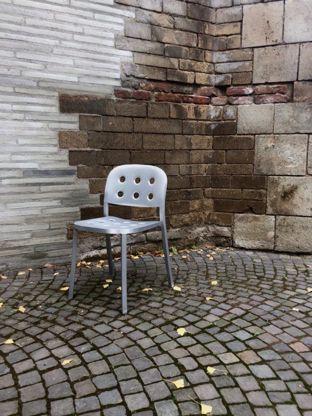 1 Inch All Aluminium Stacking Chair Stuhl stapelbar Emeco