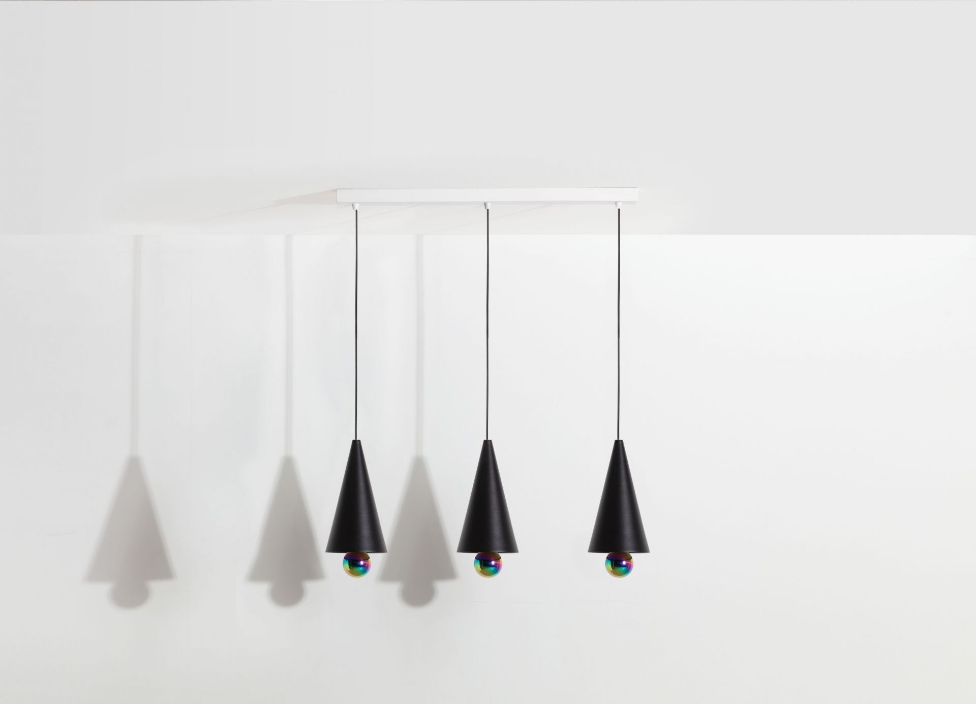Cherry Pendant light Pendelleuchte 3-er Set Linear Petite Friture  