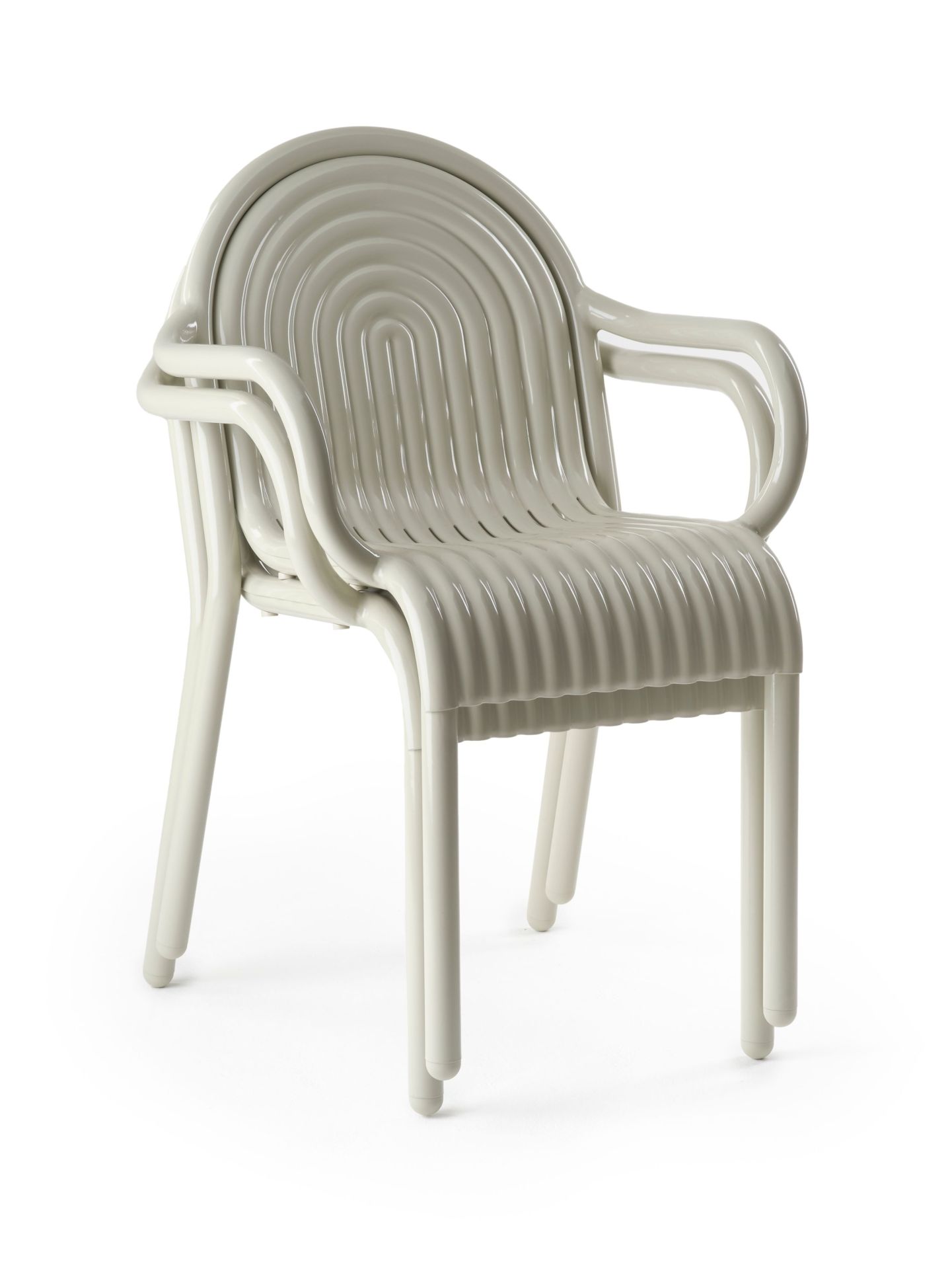 Groove Outdoor Armlehnstuhl Putty Tom Dixon