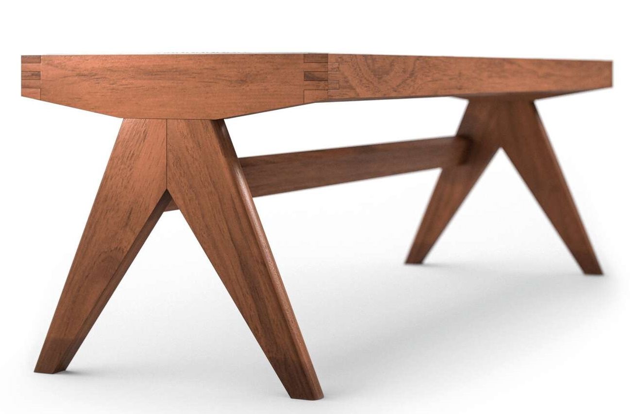 057 Civil Bench Bank Teak Cassina