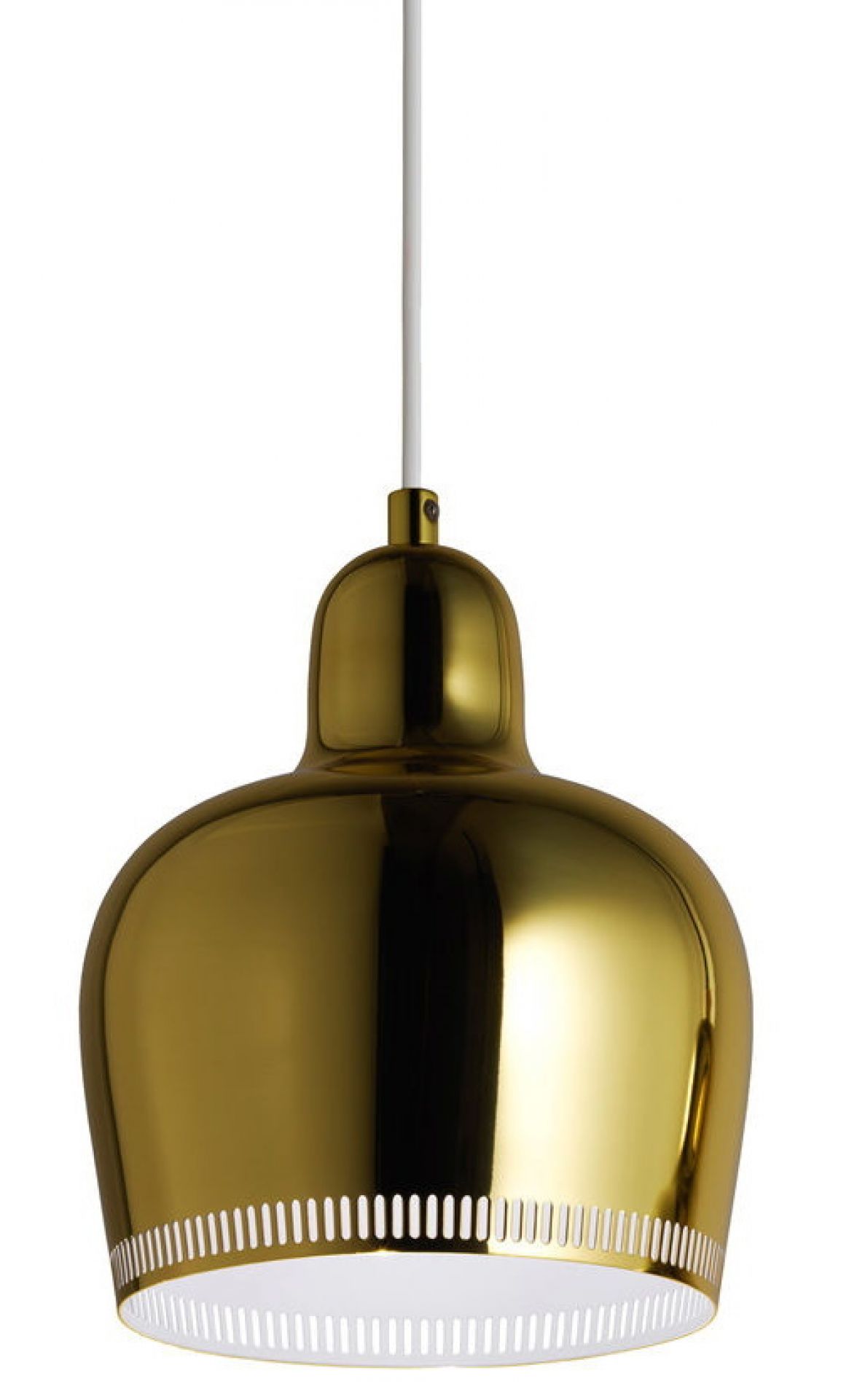 A330S Golden Bell Pendant light Pendelleuchte Artek Messing-Weiss A330S Golden Bell Pendant light Pendelleuchte Artek Messing-Weiss