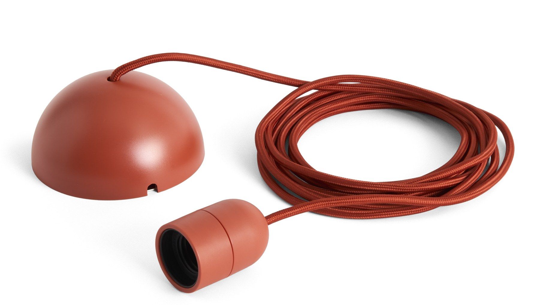 Common Cord Set / Fassung Set für Pendelleuchte Hay Rostig rot