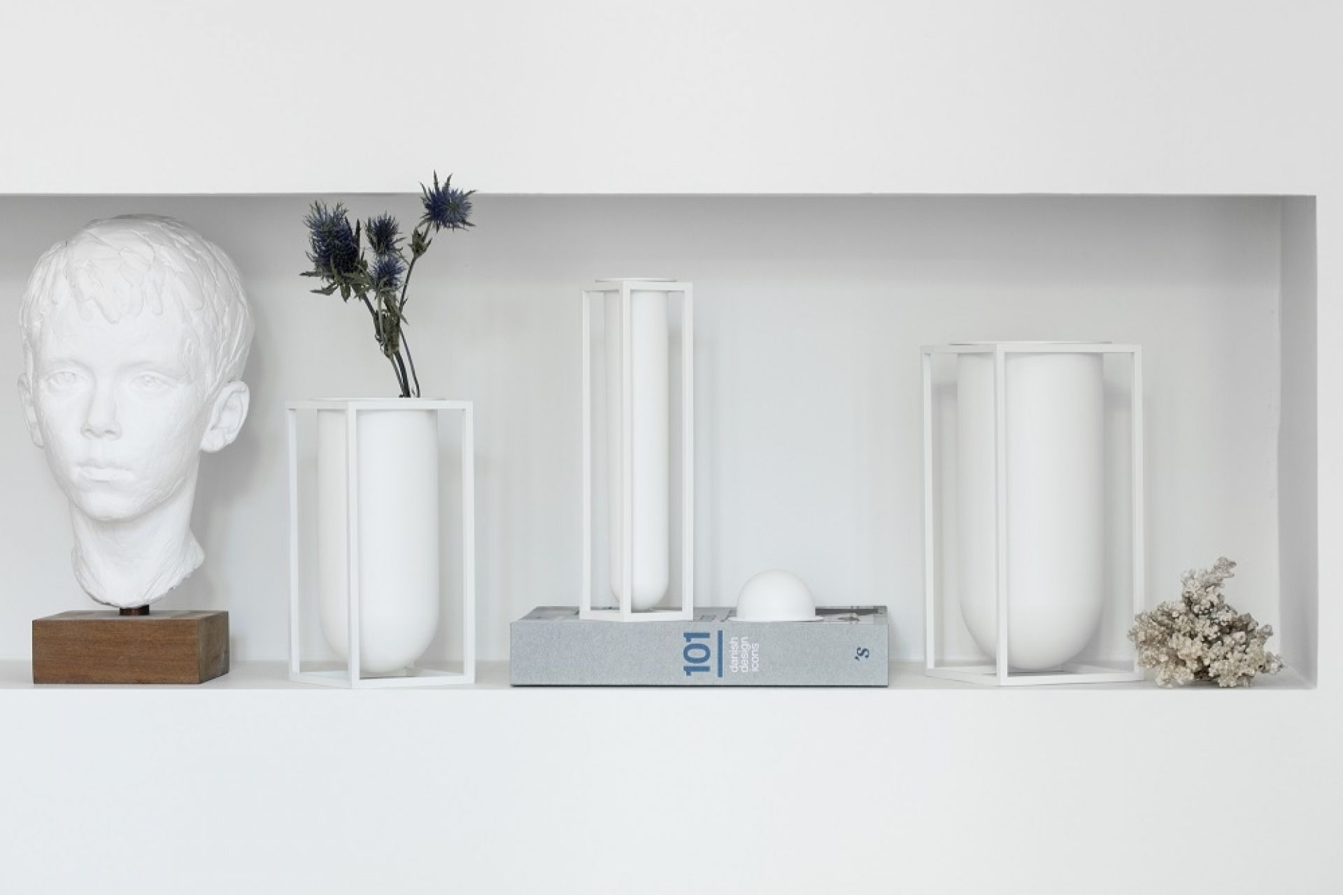 Kubus Vase Flora by Lassen Kubus Vase Flora by Lassen