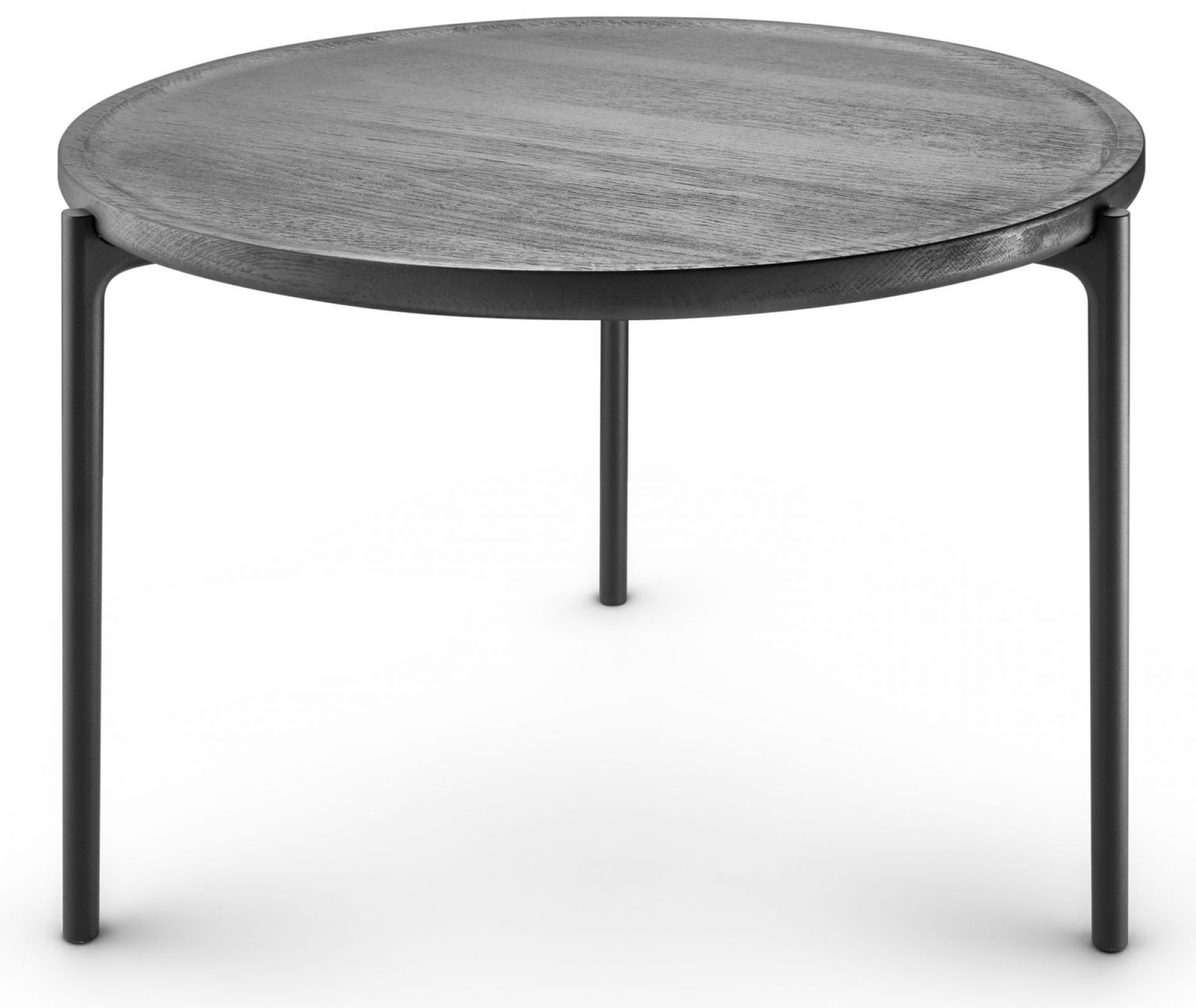 Savoye Tisch Eiche rund - schwarz ø 60 x H 42 cm Eva Solo