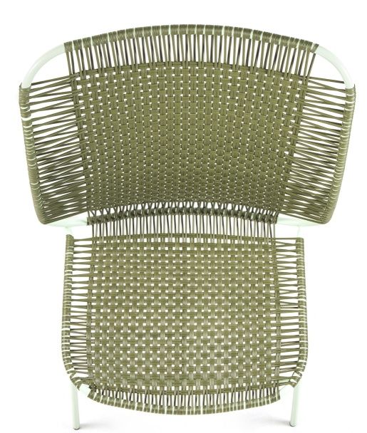 Cielo Lounge Chair low Lounge Stuhl niedrig Outdoor ames Olive grün - Pastell grün
