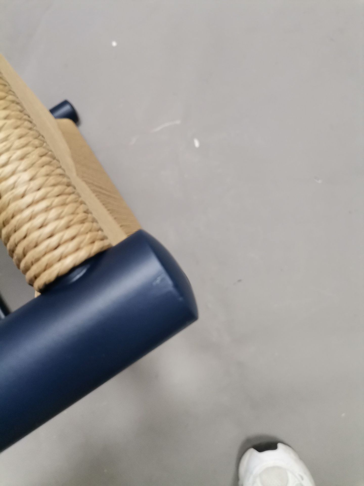 CH53 Hocker BLAU CHS Carl Hansen & Søn MÄNGELEXEMPLAR