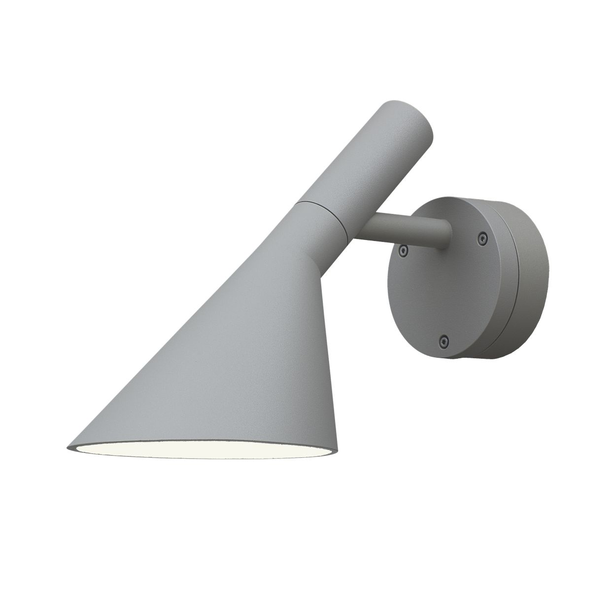 AJ 50 Wandleuchte von Louis Poulsen aus Aluminium für den Außenbereich. Moderne Beleuchtung.