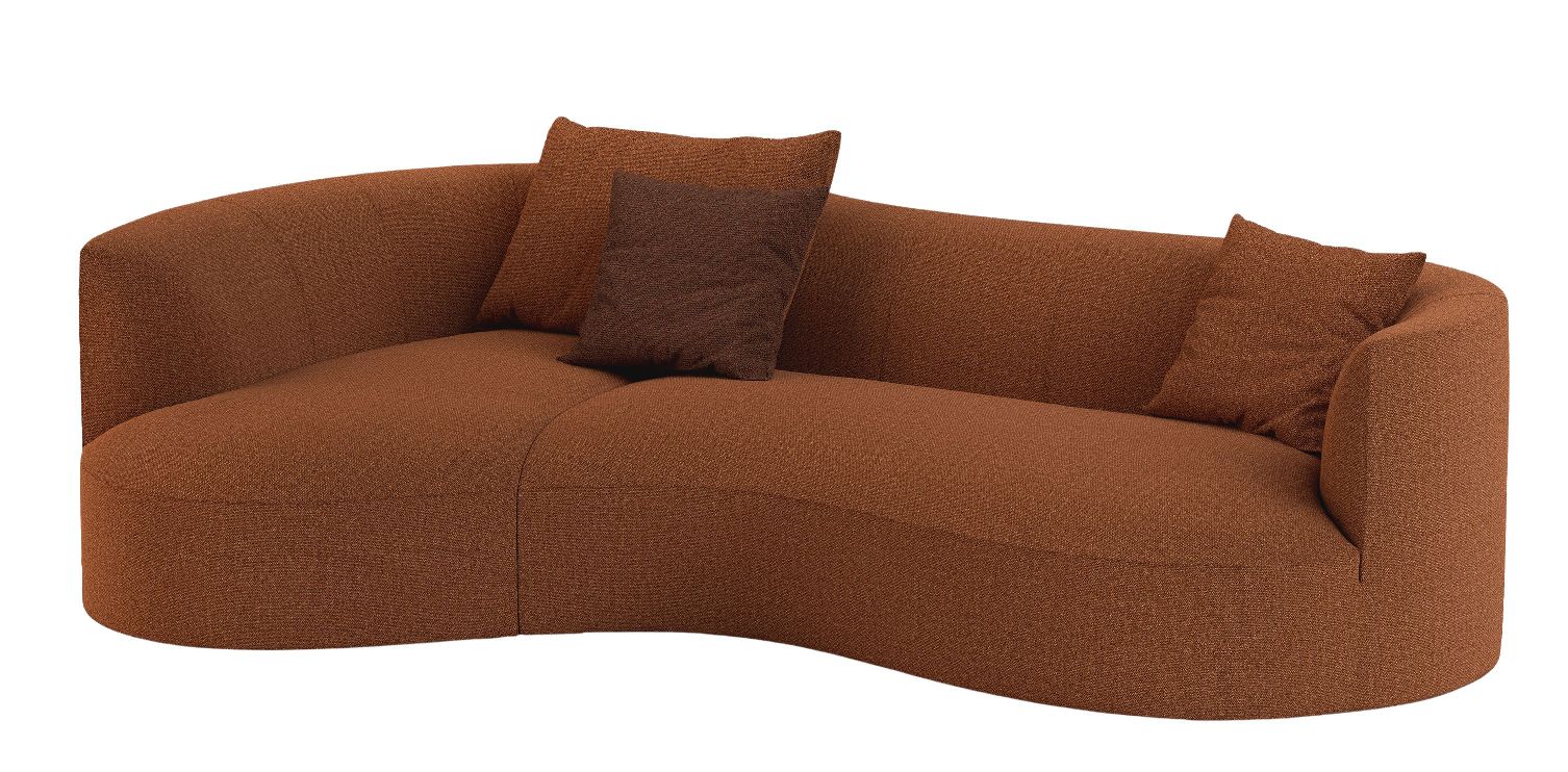 Siwa Sofa mittel mit Liege Cor