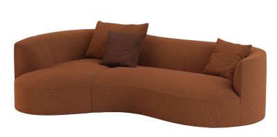Siwa Sofa mittel mit Liege Cor