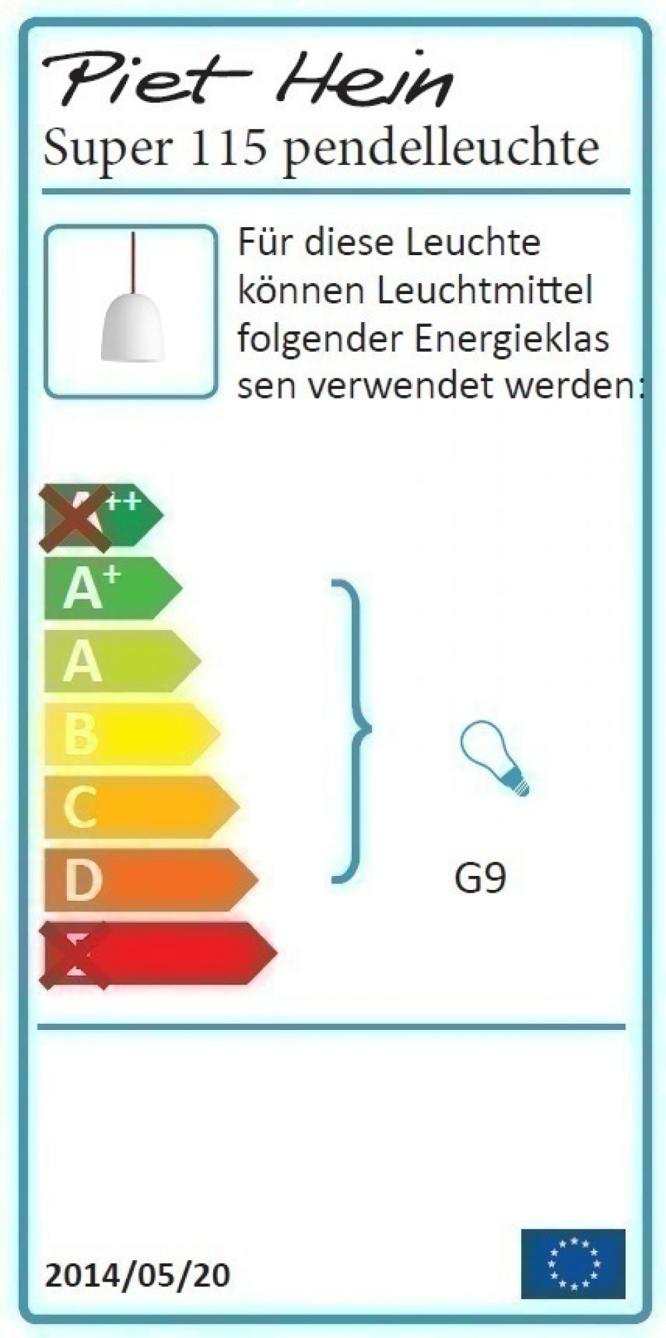 Super115 Hängeleuchte Piet Hein