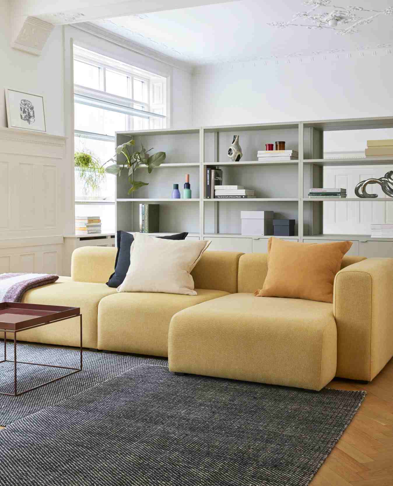 Mags Sofa 3-Sitzer Combination 4 mit Armlehne links Hay  