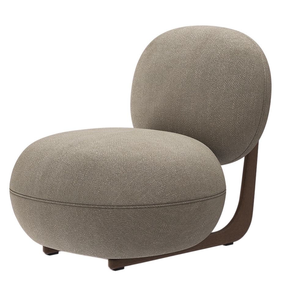 Copper Lounge Chair Sessel Holzgestell NORR11